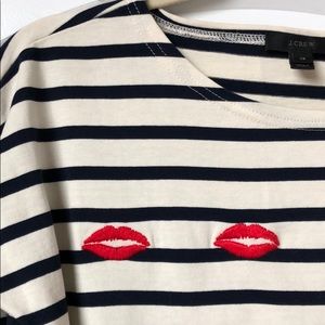 J. Crew Embroidered Cotton Shirt